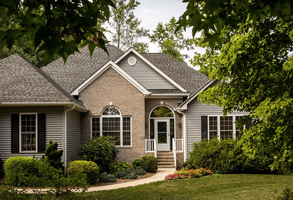 Exterior shot of a house
