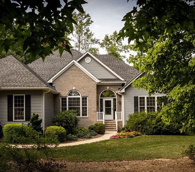 Exterior shot of a house